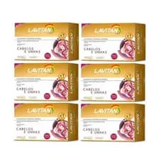 06 Lavitan Hair Cabelos E Unha Biotina Cimed 360 Cápsulas @ @ @