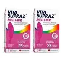 Kit 2 Suplemento Alimentar Vita SuprAZ Mulher 60 Comprimidos – União Química