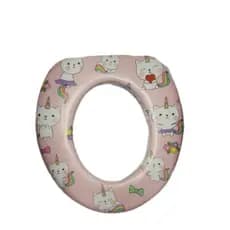 Assento Sanitários Infantil Rosa Únicornio