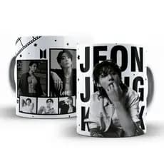 Caneca Porcelana Bts Jungkook Jeon Jung-kook Kpop 325ml