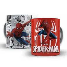 Caneca Porcelana Homem Aranha Spider Man Marvel 325ml