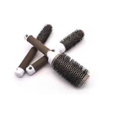 Kit 3 Escovas Profissional Metal Vazada Térmica Metal Ventilada Pra Escovação de Cabelo Penteado