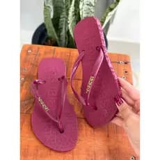 RASTEIRA/CHINELO   ELEGANTE MODERNA BICO/REDONDO  DETALHE NA LATERAL