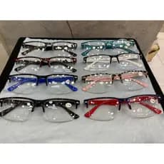 Óculos de grau pra perto leitura 9615 quadrado aperto em baixo masculino feminino unisex