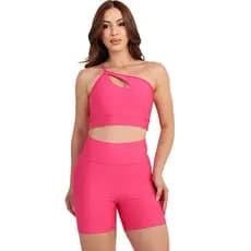 Conjunto Fitness Feminino Academia Cintura Alta Levanta Bumbum Top Gota Plus Size