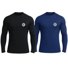 Kit 2 Camisas Térmicas Masculinas Proteção UV50+ Camiseta Masculina Premium Manga Longa Praia Treino