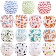 Calça De Fato De Bebê Puro Algodão Impermeável Fraldas De Bolso Laváveis Menina Menino Fralda De