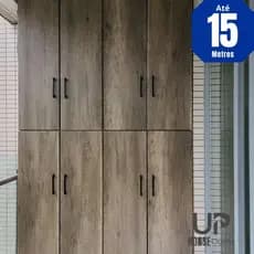 Papel de Parede PREMIUM Rolo 5 Metros Autoadesivo Amadeirado 5m x 45cm