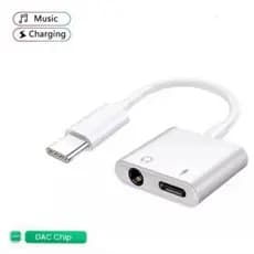 Dac Adaptador Para Samsung Tipo C/ P2 Com Carregamento Turbo 60W