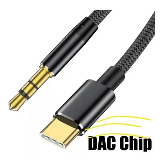 Cabo Auxiliar Tipo C Para P2 Macho Com Chip Dac