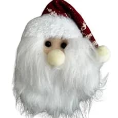 Enfeite de Natal - Pendente Carinha Papai Noel Trico Alpino -13cm - Mazigi
