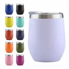 Copo Térmico 360ml Colorido – Inquebrável, Leve e Perfeito pro Dia a Dia!
