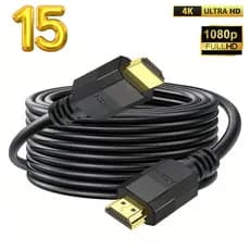 Cabo Hdmi 15 Metros 2.0 4k 3d Ultra Full Hd Blindado Premium