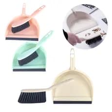 Kit Mini Vassoura E Pá Para Mesas Teclados Armários MIMI
