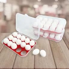 Porta Ovos Com Tampa Capacidade para 15 ovos