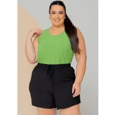 Short Duna Feminino Plus Size G1 e G2 Moda maior extra várias cores confortável e leve