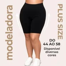 Kit 2 Bermudas Plus Size Feminina Suplex