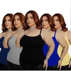 Blusa Feminina Alça Plus Size Viscolycra