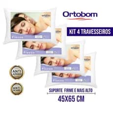 Travesseiros suporte Firme Corfortavel alto Antialérgico antiácaro Ortopedico Original