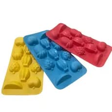 Formas Em Silicone Para Gelo Frutas Gelatinas