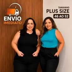 Cropped Canelado Anarruga Modela o Corpo Elasticidade Sem Manga Midi Plus Size Casual Modinha