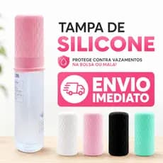 Tampa Silicone Anti Vazamento 3 Unidades Elástica Para Shampoo Frascos Viagem Skin Care Academia