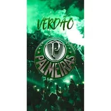 Toalha de Banho Palmeiras Torcida Praia Piscina Felpa Estampada