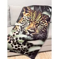 TOALHA DE BANHO ONÇA PINTADA PARA PRAIA E PISCINA 70X140 CM