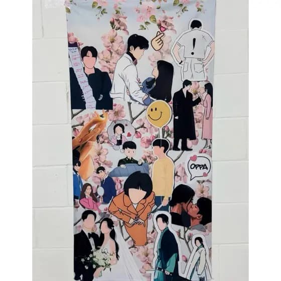 Toalha Exclusiva Dorama K-Drama 140x70cm – Praia Piscina Estampada secagem rapida leve