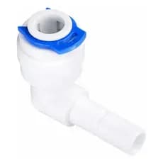 Kit 2 Conector Cotovelo com Extensão Engate Rápido 1/4" Filtro de Água