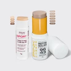 Proteção + Cobertura PINK CHEEKS - Pro Stick + Corretivo