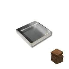 Forma Assadeira para Brownie 16x16x3cm 100% Alumínio
