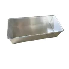 Forma para Pão Caseiro 30x10x10 Retangular Sem Tampa 500gr Alumínio