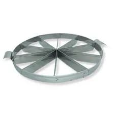 Marcador Cortador de Fatia Bolo Torta Pizza 35cm com 10 Pedaços Em Inox