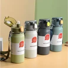 Garrafa térmica esportiva Duplo aço inoxidavel 800ml Com alça