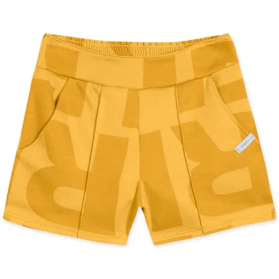 Short Infantil Lettering Menina Match