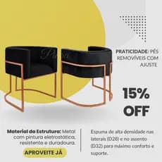 Cadeira Mesa Jantar Poltrona Clinica Escritorio Consultorio