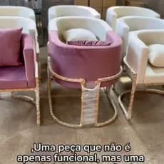 Poltrona Cadeira Decorativa Veludo Cor Uva Pintura Eletrostatica