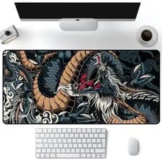 Mouse Pad Gamer PROFISSIONAL Dragão Extra Grande 90x40 70x30 Personalizado PROMOÇÃO ENVIO IMEDIATO