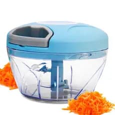 Mini Processador E Triturador De Alimentos Manual 3 Laminas 400ML1UNI COR ALEATORIA