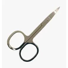 Tesoura Ponta Curva Profissional Sobrancelhas e Unhas