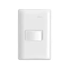 Conjunto de 1 interruptor simples 1 placa de 1 posto 4x2 com suporte 10 A 250 V~ branco Simon 19