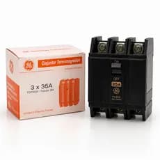 Disjuntor Termomagnético GE Tripolar 15A/20A/25A/35A 3 Polos 5kA 220VCA