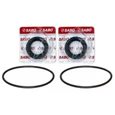 2 Retentor Lateral Cambio Eixo + 2 Anel Oring Gm Corsa Classic Astra Celta Meriva Zafira Agile Sabo