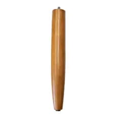 Pé palito castanho 30 Cm Redondo madeira para Puff, Poltrona Opala, Nina, Móveis
