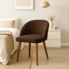 Cadeira Lua Slim Decorativa Tecido Veludo Pés Palito Sala Quarto Penteadeira