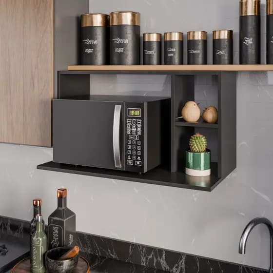 Armário Suporte para Microondas Para cozinha Laila