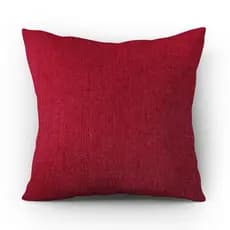 CAPA DE ALMOFADA LINHO VERMELHO NATAL 45x45