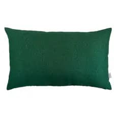 CAPA DE ALMOFADA RETANGULAR LINHO VERDE MUSGO 30x50