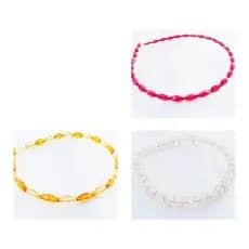 TIARA ARAME  DECORADA ARTESANAL - REF 900/0126
